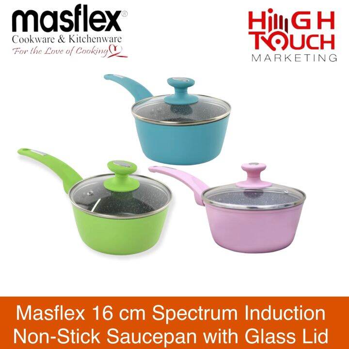 Masflex Cm Spectrum Series Induction Ready Non Stick Saucepan With