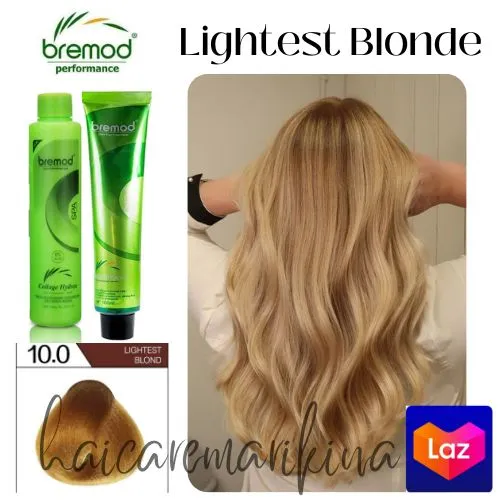 10 0 LIGHTEST BLONDE With Oxidizer Bremod Lazada PH