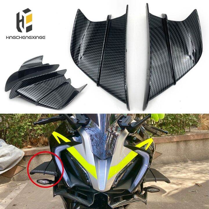 Motorcycle Winglet Aerodynamic Wing Kit Spoiler For Kawasaki Ninja