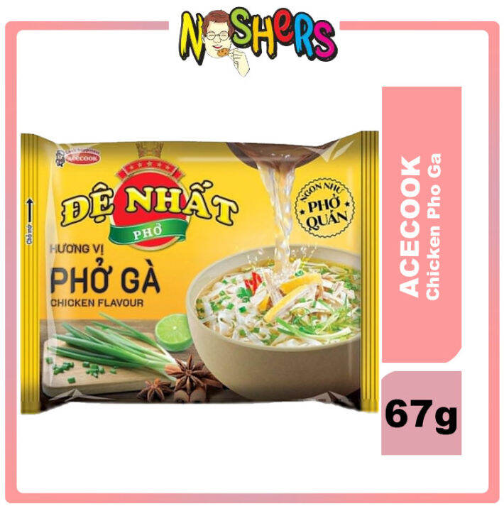 Noshers Acecook De Nhat Chicken Pho Ga Instant Rice Noodles 67g Product