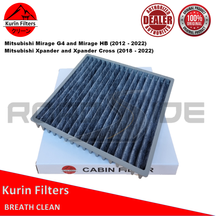 KURIN Charcoal AC Cabin Filter For Mitsubishi Mirage G4 HB 2012 2022