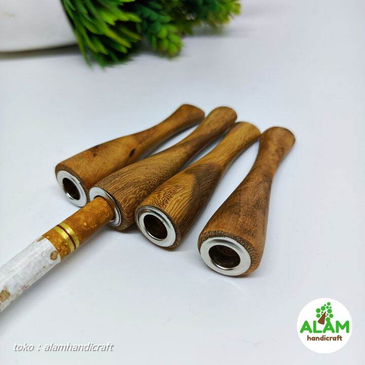 Pipa Rokok Kayu Kelor Emas Jawa Cm Lazada Indonesia