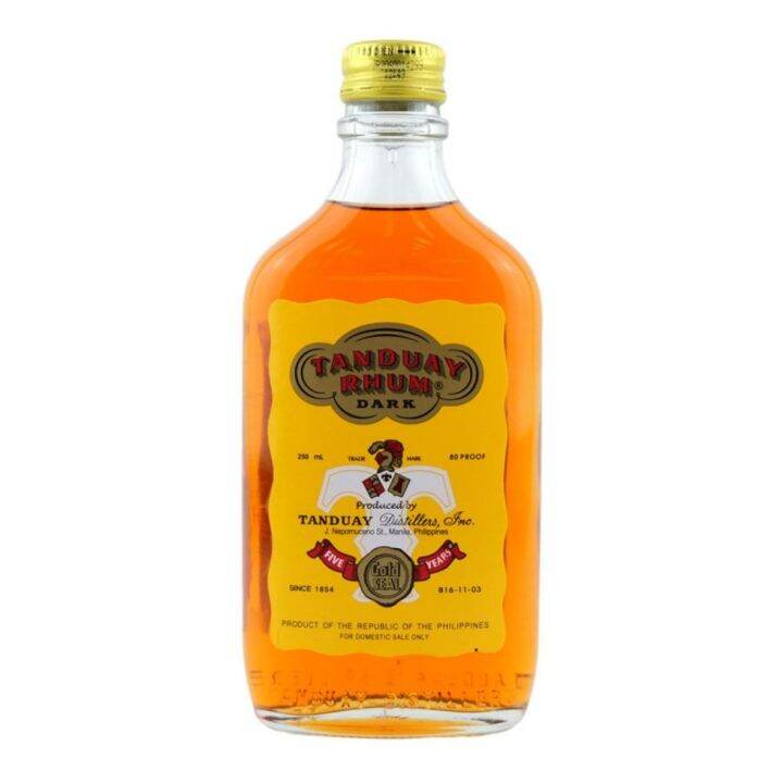 Tanduay Rhum Dark 5 Years 250ml Lazada PH