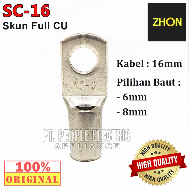 Skun Kabel Sc Size Baut Mm Size Kabel Mm Lazada Indonesia