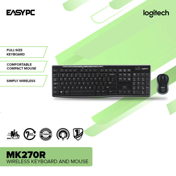 Easypc Logitech Mk R Wireless Keyboard And Mouse Lazada Ph