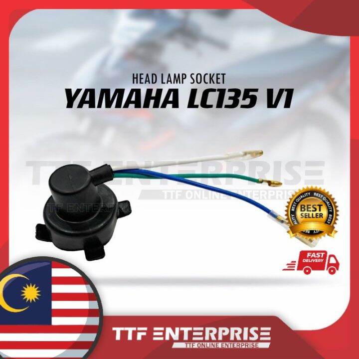 Yamaha Lc V Head Lamp Socket Soket Lampu Depan Lazada