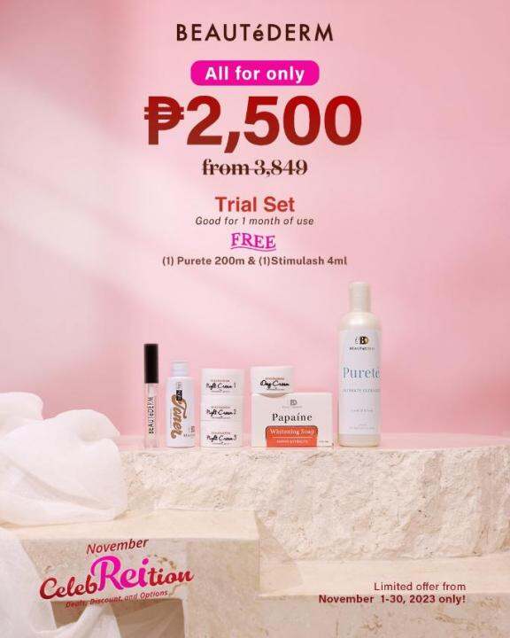 Beautederm Trial Set With Freebies Lazada PH