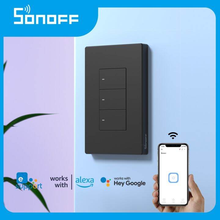 SONOFF M5 Switchman Smart Wall Switch 120 US Type 1 2 3 Gang Mechanical