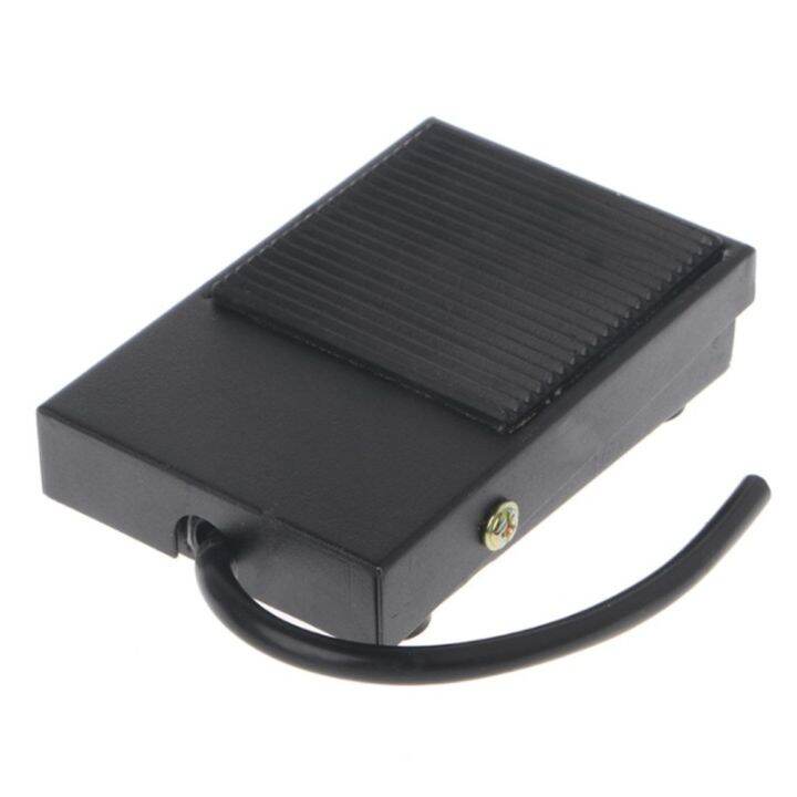 Unnicoco TFS 1 Metal Momentary Electric Power Foot Pedal Switch 10A