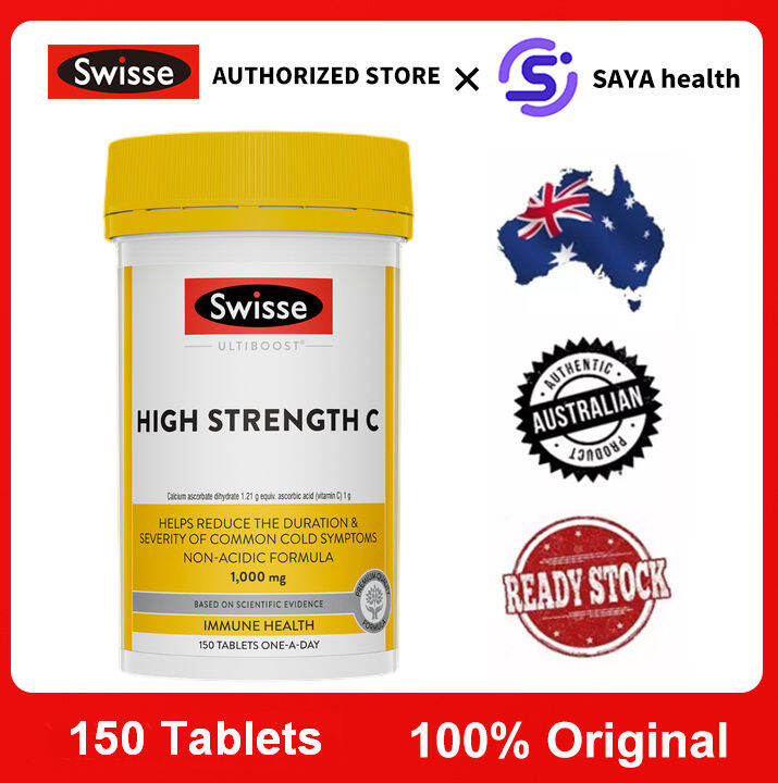 Swisse Ultiboost High Strength Vitamin C Mg Tablets Lazada