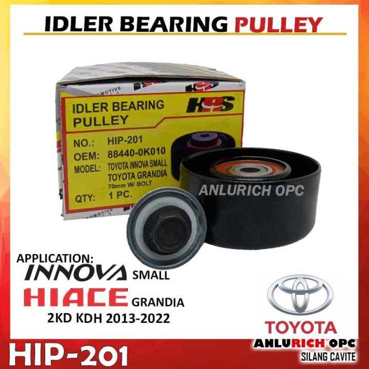 Hrs Idler Bearing Pulley Mm W Bolt For Toyota Innova Small Grandia