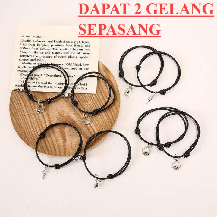 Pcs Gelang Magnet Couple Bareng Doi Pasangan Sahabat Bestie Dengan