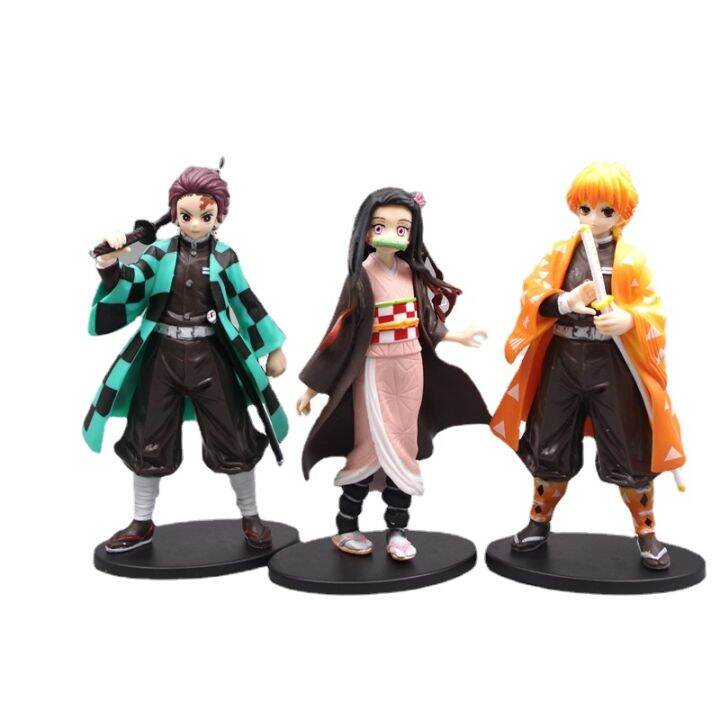 Anime Demon Slayer Figure Kamado Tanjirou Nezuko Action Figures PVC