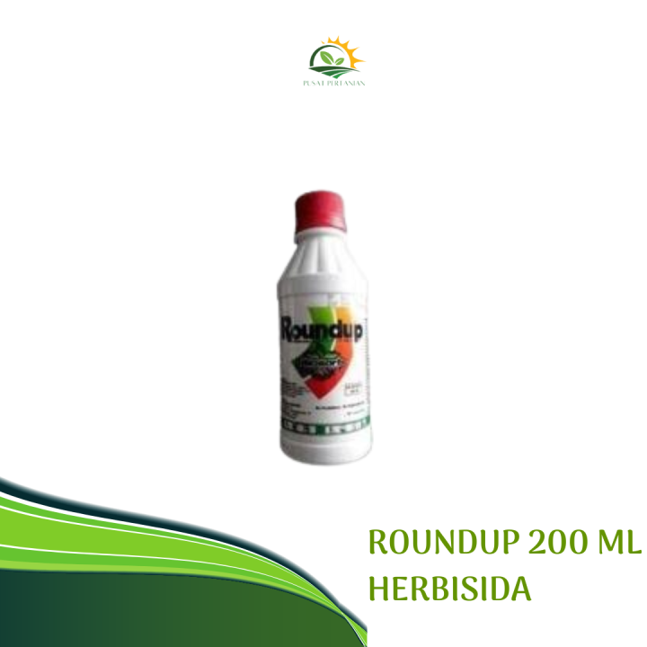 Roundup Ml Herbisida Obat Pengendali Pembasmi Rumput Liar Gulma