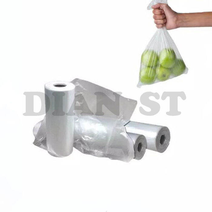 Dian St Kantong Plastik Hd Roll Fotocopy Buah Sayur Roll Lazada