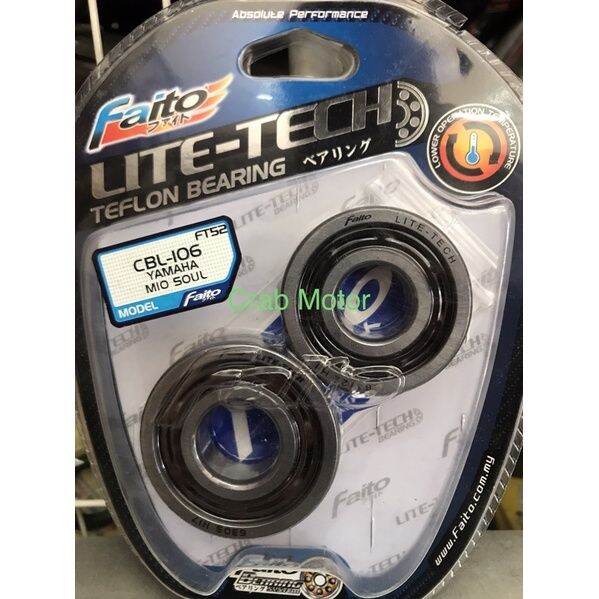 Factory Outlet Faito Crankshaft Bearing Lite Tech Mio Sporty Mio M