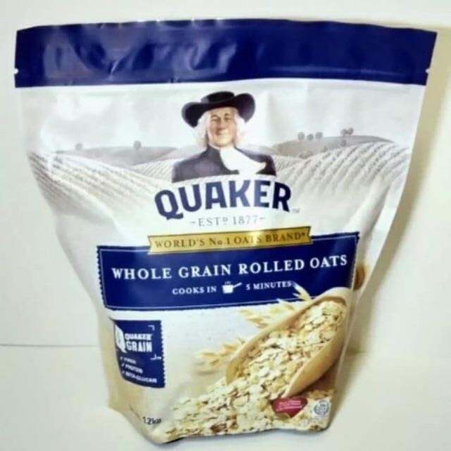 Quaker Whole Grain Rolled Oats 1 2kg Lazada PH