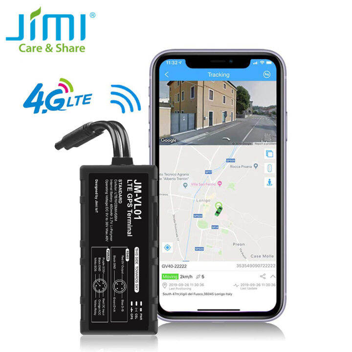 Jimi VL01E 4G Car GPS Tracker With WiFi Real Time Tracking Remote