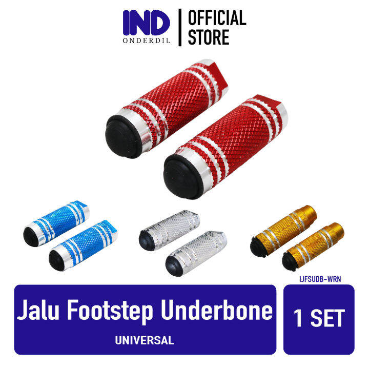 Jalu Footstep Foot Step Model Underbone Underbon Under Bone CNC Emas