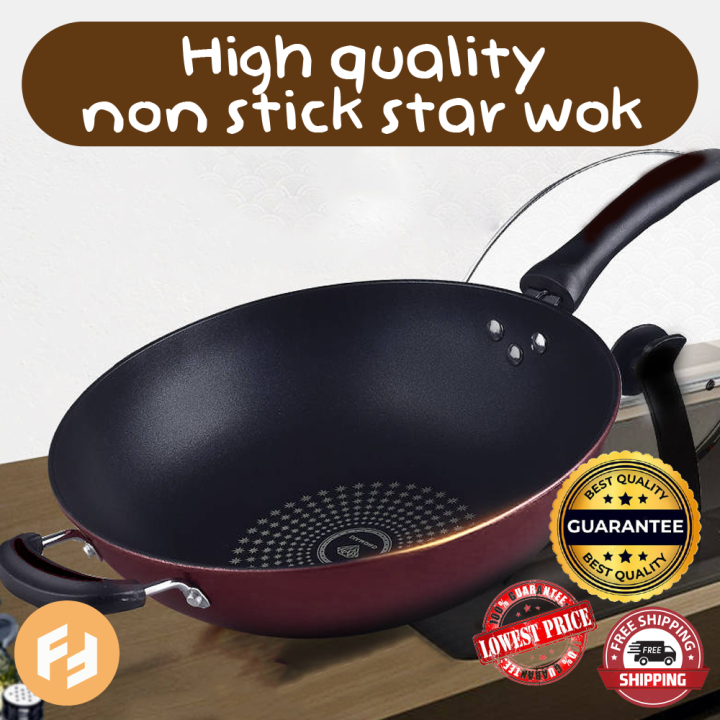 28cm 32cm 34cm High Quality Non Stick Maifan Stone Coating Extra Star