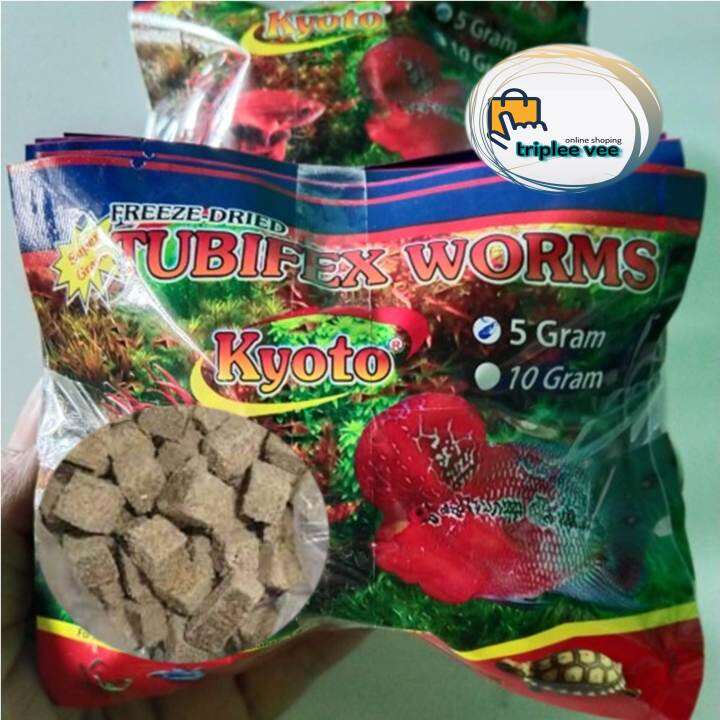 Cacing Kering Pakan Ikan Dan Kura Kura Tubifex Worm Gram Lazada