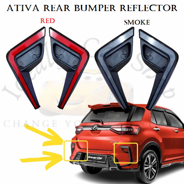 Ideally Perodua ATIVA 3 In 1 Functions 12V LED Bumper Light Rear Fog