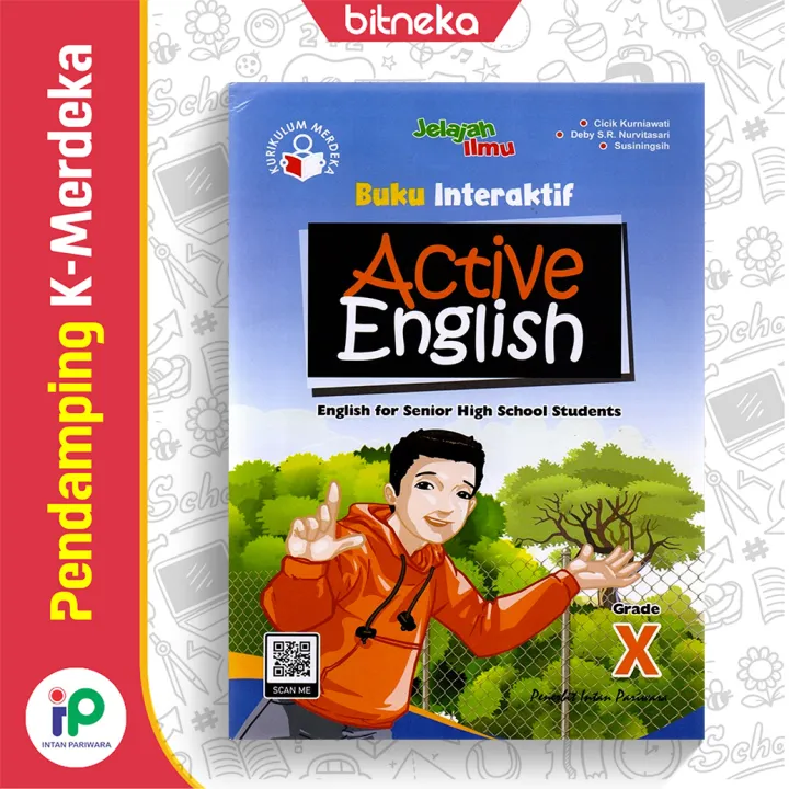 Buku Pendamping Bahasa Inggris Active English SMA MA Kelas 10 Kurikulum