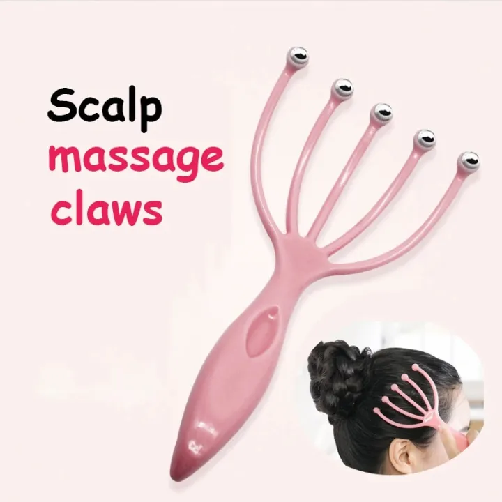 Head Neck Scalp Massager Massage Octopus Equipment Stress Release Relax