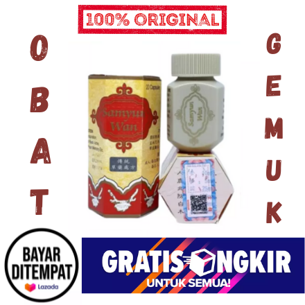 PROMO 3 BOTOL COD Sam Yun Wan Wisdom Obat Penambah Berat Badan