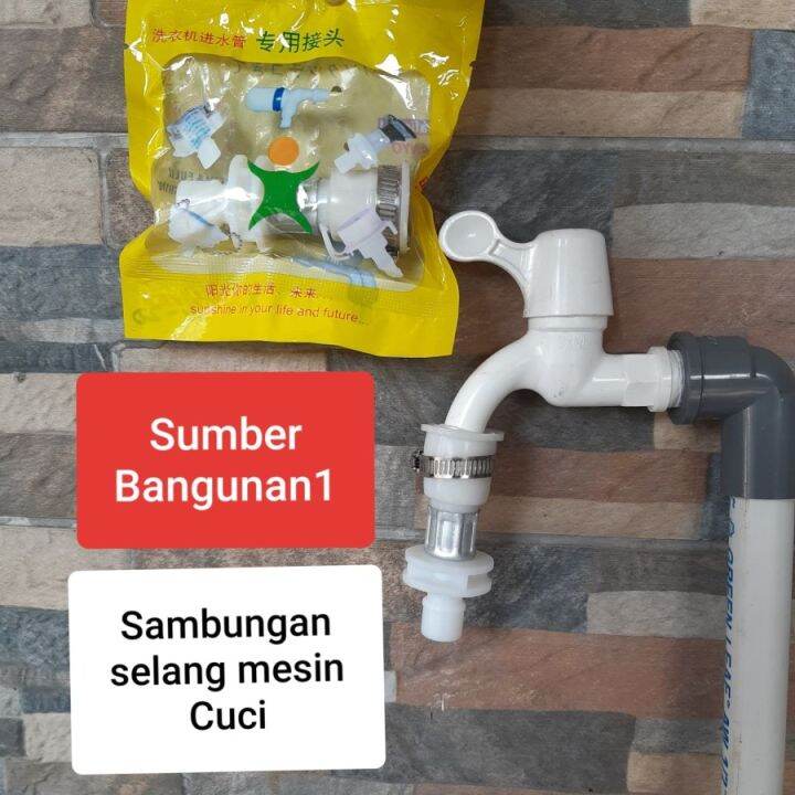 Sambungan Keran Kepala Selang Mesin Cuci Inlet Sambungan Kran