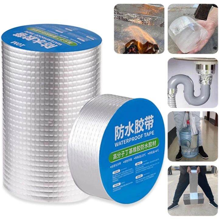 10M Super Strong Waterproof Tape Stop Leaks Seal Repair Tape Aluminum