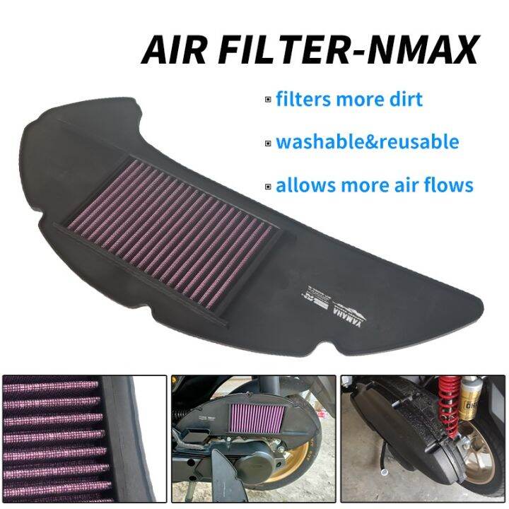 Motorcycle High Flow Air Filter For NMAX 2020 V2 And Yamaha Aerox V2