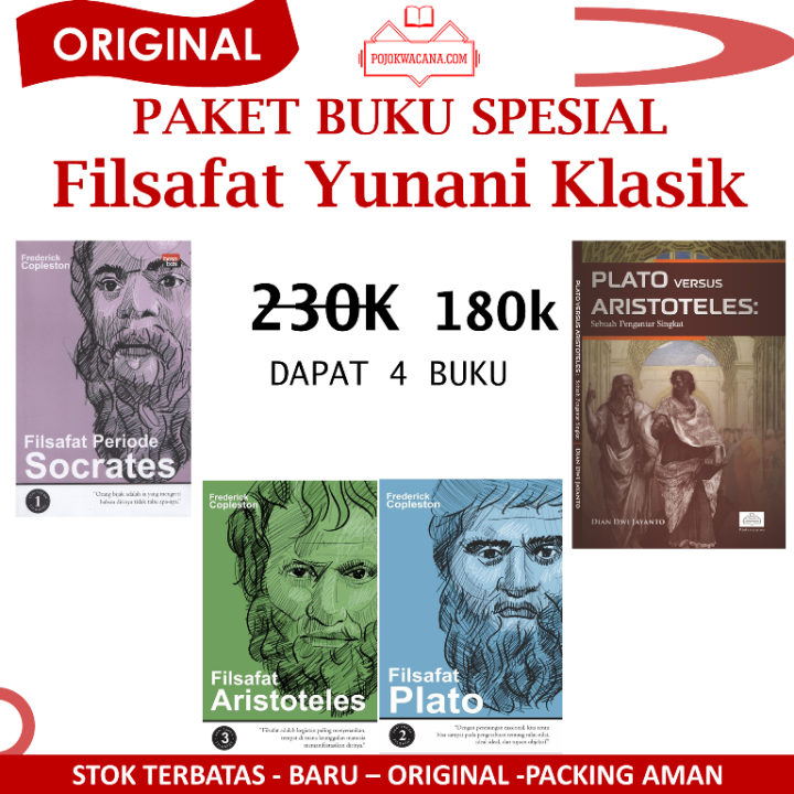 Paket Buku Filsafat Periode Socrates Filsafat Plato Filsafat