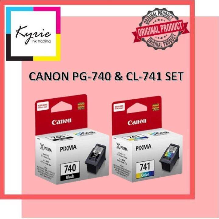 Canon Pg Black And Cl Color Original Ink Cartridge Set