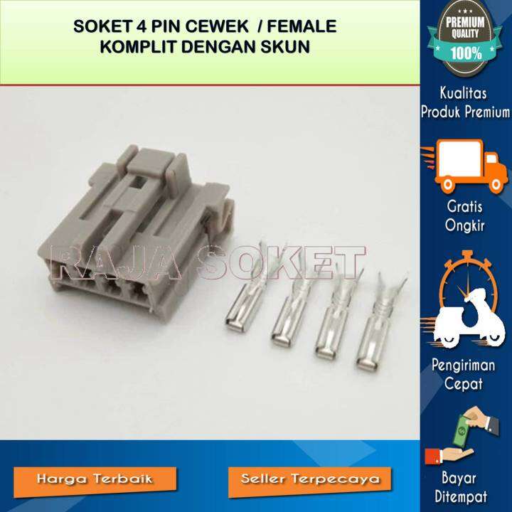 Soket Pin Female Kunci Kontak Keyless Honda Vario Scoopy Beat Soket