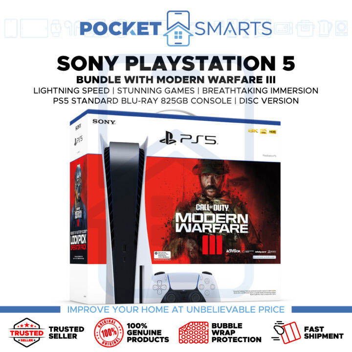 Sony Malaysia Set Sony PlayStation 5 PS5 4K 8K Disc Version