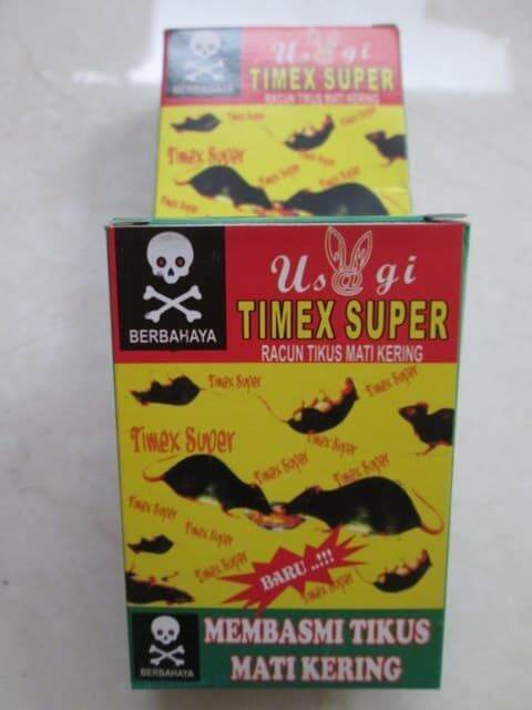 Racun Tikus Timex Super Ampuh Kemasan Box Isi Sachet Lazada