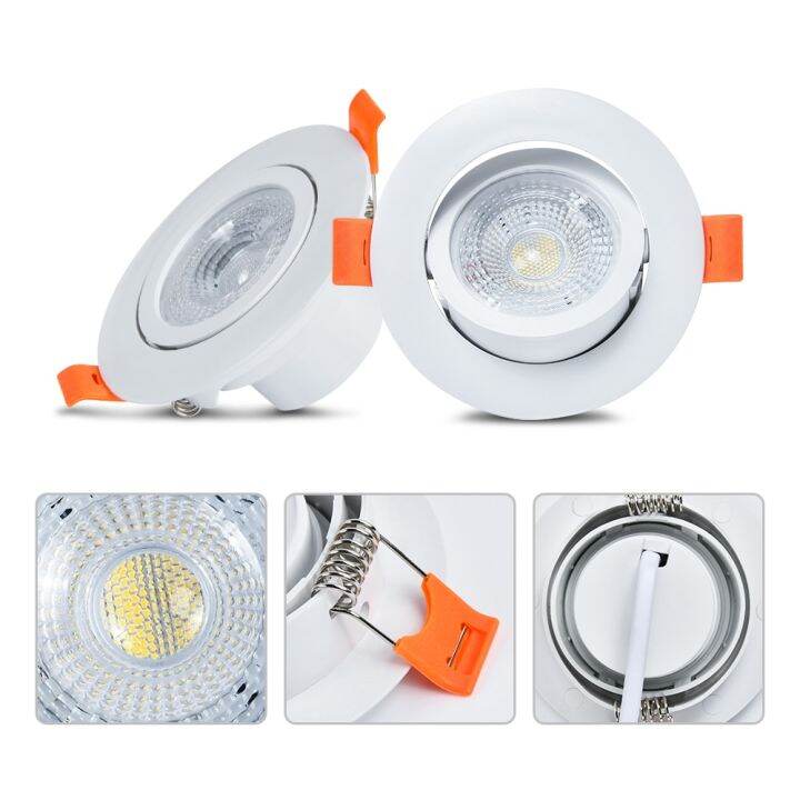 Cosgo Eye Ball Recessed Light W Led C W Sirim Approved K K