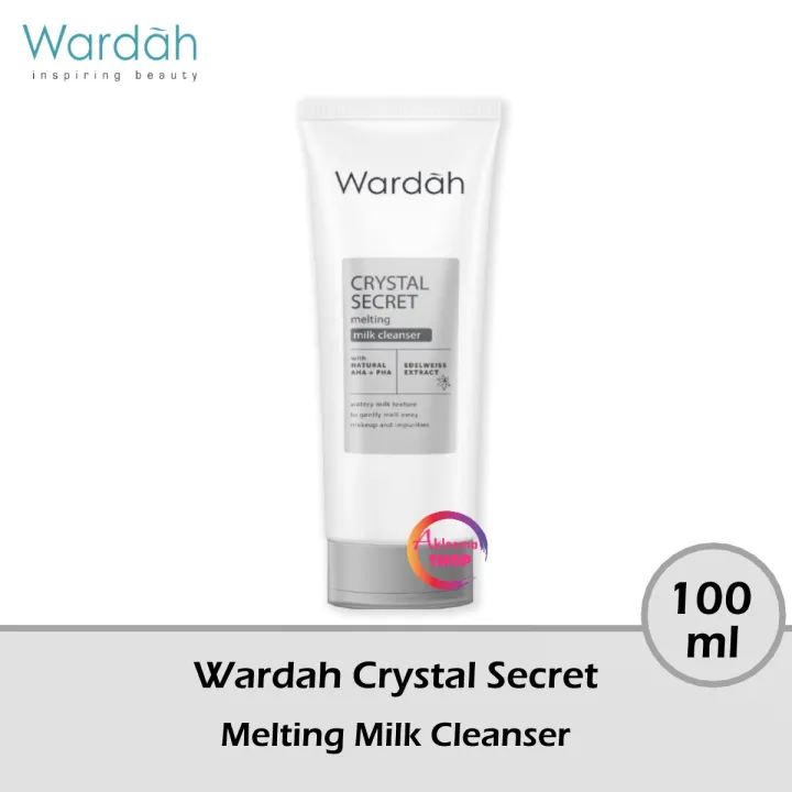 Wardah Crystal Secret Melting Milk Cleanser 100ml Lazada Indonesia