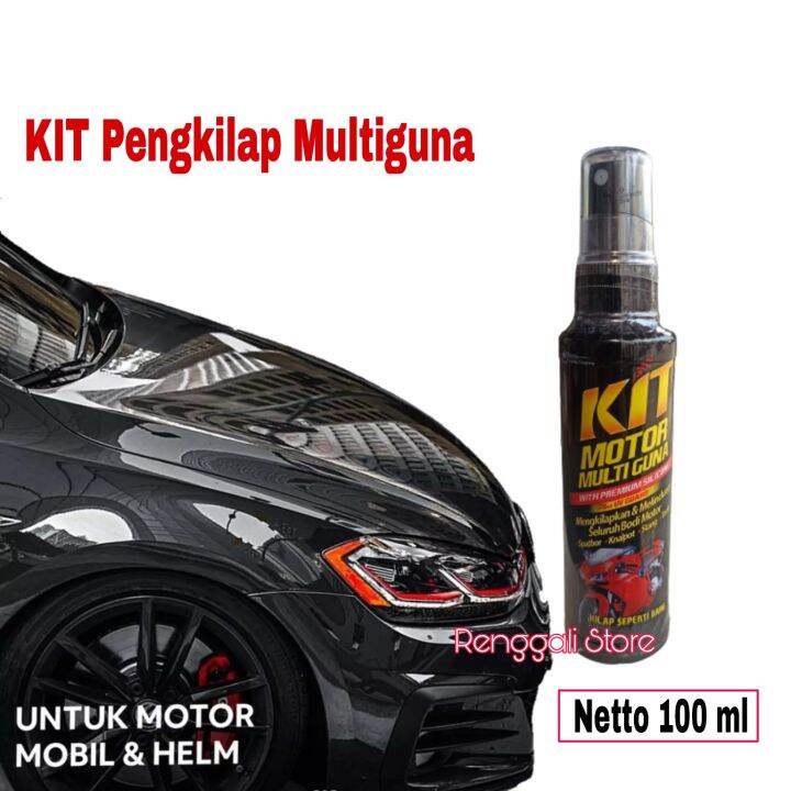 Kit Pengkilap Pengkilap Body Motor Mobil Kit Spray Multiguna