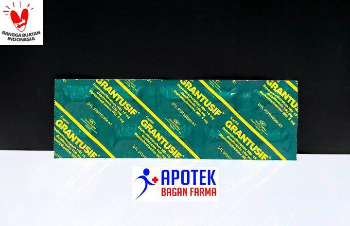 Obat Batuk Alergi Grantusif Strip Tablet Lazada Indonesia