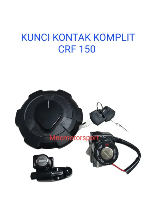 KUNCI KONTAK KOMPLIT CRF 150 PLUS TUTUP TANGKI DAN BAGASI Lazada