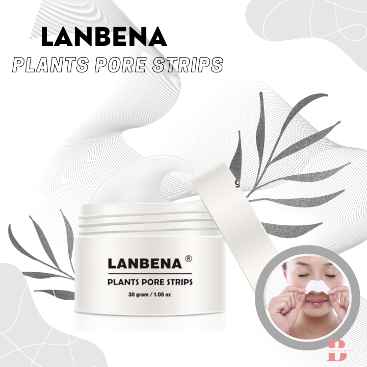 LANBENA Nose Plants Pore Strip Blackhead Remover Whitehead Facial Mask