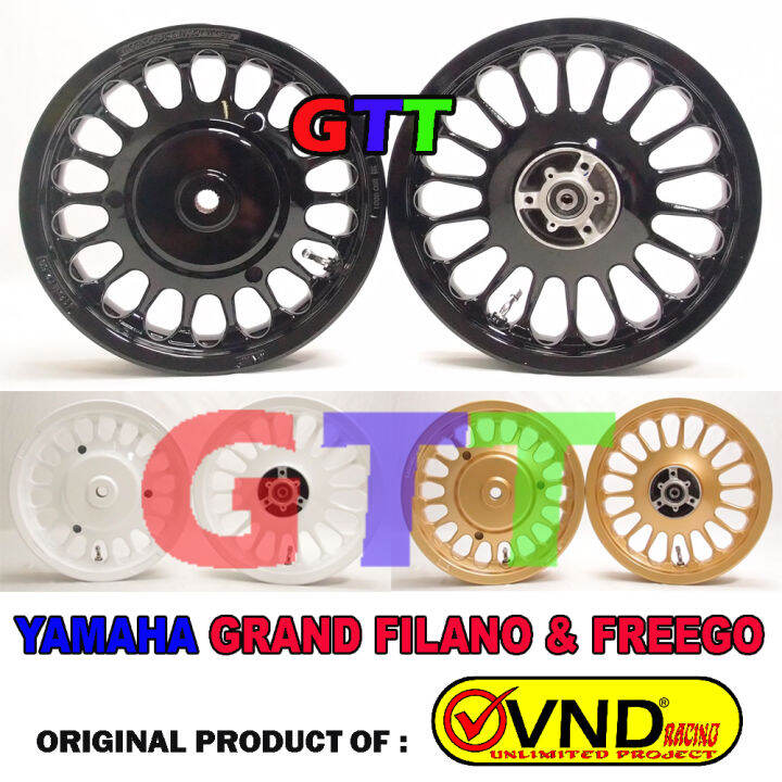 VELG ORIGINAL VND ROULLETE YAMAHA GRAND FILANO DAN FREEGO RING 12