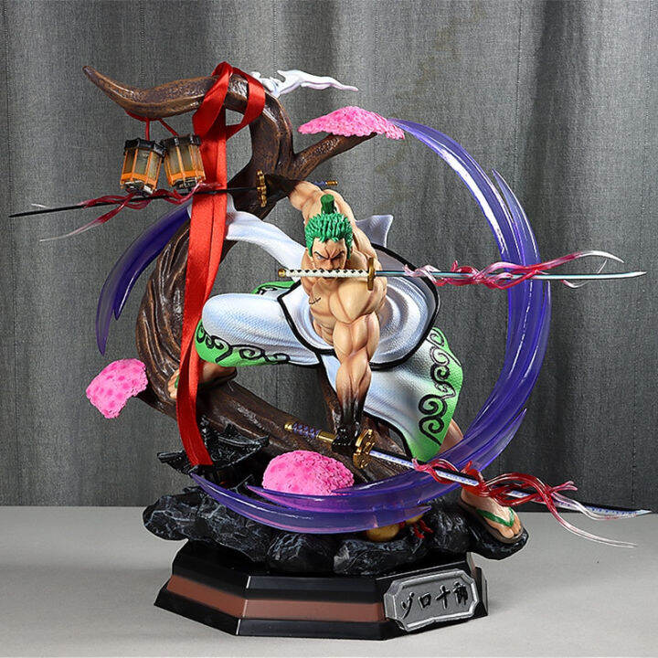 One Piece Anime Cm Figurines Kimono Roronoa Zoro Santoryu Combat