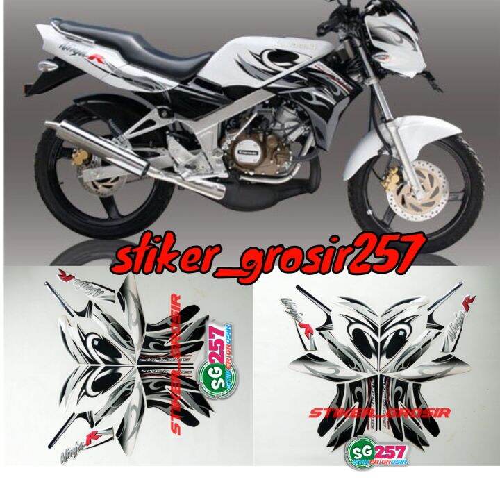 STIKER STRIPING LIS LES POLET BODY MOTOR KAWASAKI NINJA R 2012 2013