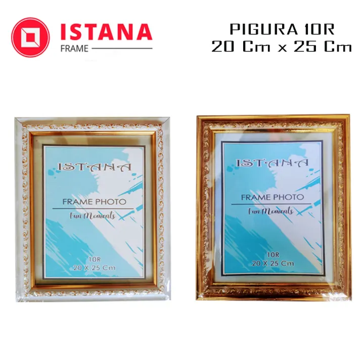 BINGKAI PIGURA FRAME FOTO MOTIF EMAS PUTIH EMAS PUTIH SILVER 10R