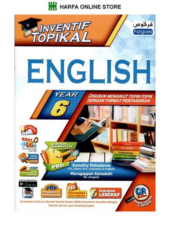 Buku Latihan Tahun 6 Inventif Topikal English Tahun 6 Lazada