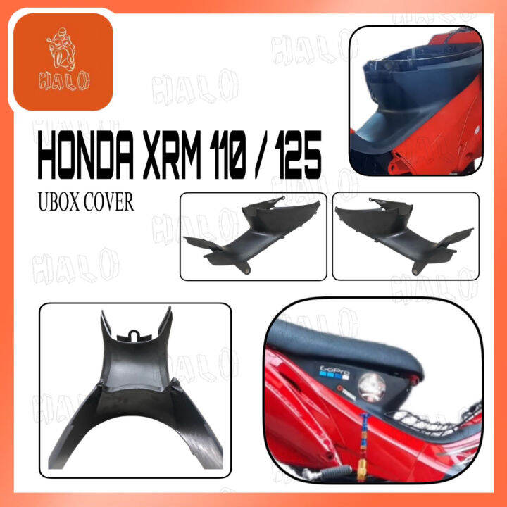 HALO MOTOR MOTORCYCLE SIDE COVER UBOX COVER FOR XRM A44 Lazada PH