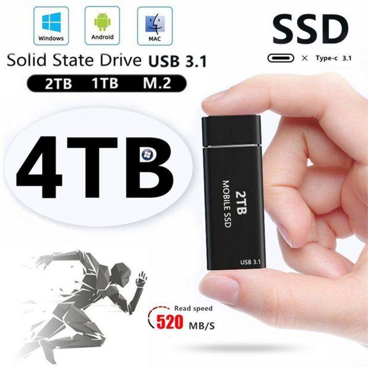 Portable External Ssd Ultra High Speed Flash Memory Mobile Solid State